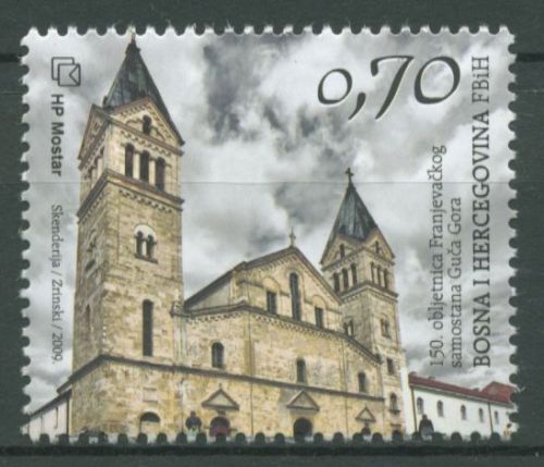Bosnien-Herzegowina (Kroat. Post) 2009 Franziskanerkloster 262 postfrisch