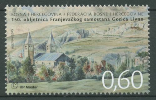 Bosnien-Herzegowina (Kroat. Post) 2009 Franziskanerkloster 272 postfrisch