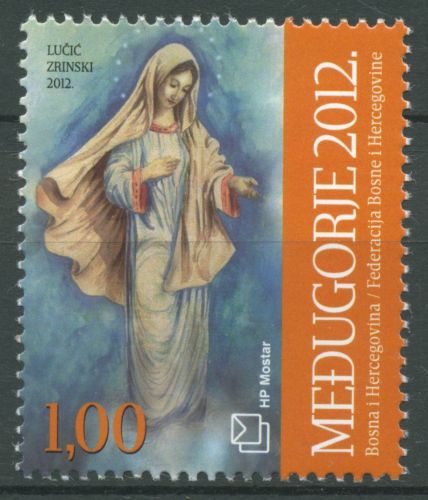 Bosnien-Herzegowina (Kroat. Post) 2012 Marienerscheinung 343 postfrisch