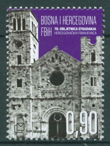 Bosnien-Herzegowina (Kroat. Post) 2015 Franziskanerkloster 404 postfrisch