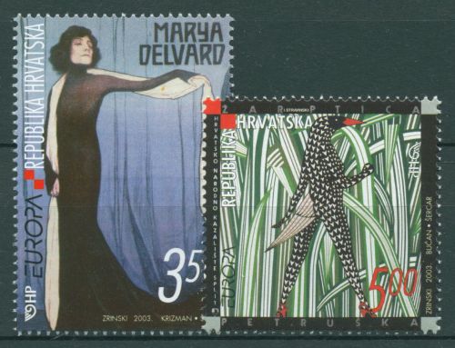 Kroatien 2003 Europa CEPT Plakate 651/52 postfrisch