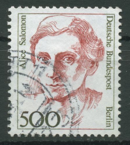 Berlin 1989 Berühmte deutsche Frauen Alice Salomon 830 gestempelt