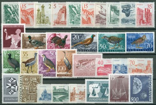 Jugoslawien 1958 Jahrgang komplett (839/70) postfrisch (G60208)