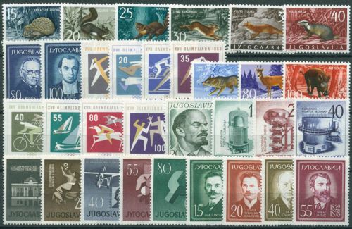 Jugoslawien 1960 Jahrgang komplett (909/40) postfrisch (G60209)