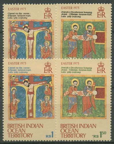 Brit. Territorium im Ind. Ozean 1973 Ostern 50/53 postfrisch