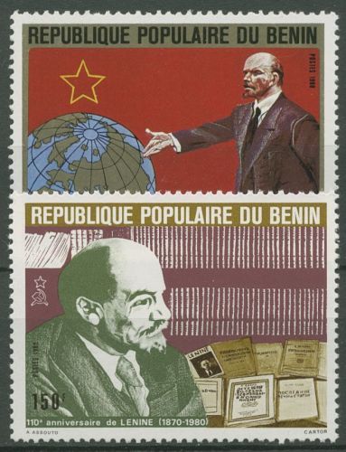 Benin 1980 110. Geburtstag Lenins 206/07 postfrisch