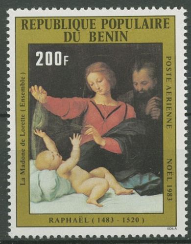 Benin 1983 Weihnachten Madonnengemälde 348 postfrisch
