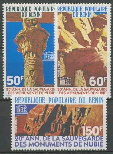 Benin 1980 20 Jahre Schutz der nubischen Monumente 203/05 postfrisch