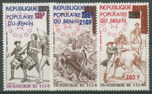 Benin 1976 200 Jahre Unabhängigkeit der USA 61/63 postfrisch