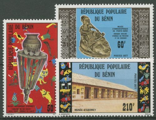 Benin 1977 Museen von Benin 109/11 postfrisch