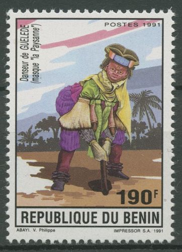 Benin 1991 Guelede-Tänzer 510 postfrisch