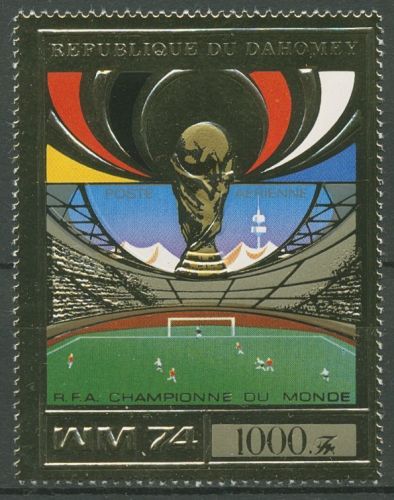 Dahomey 1974 Fußball-WM in Deutschland Stadion 610 A postfrisch