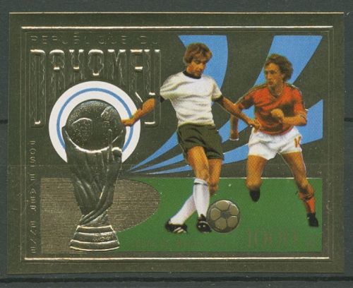 Dahomey 1974 Fußball-WM in Deutschland Spieler 586 B postfrisch