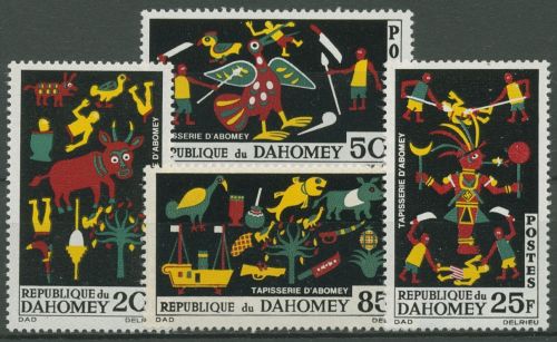 Dahomey 1965 Teppichkunst in Abomey 247/50 postfrisch