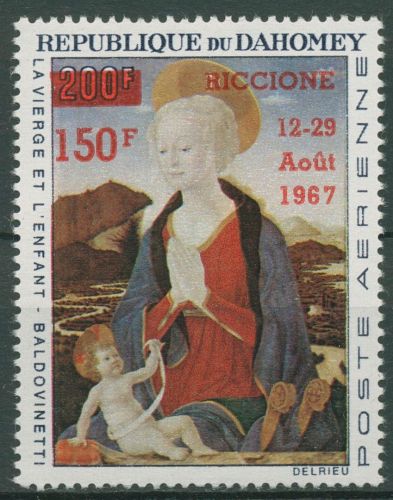 Dahomey 1967 Briefmarken-Messe Riccione Gemälde 324 postfrisch