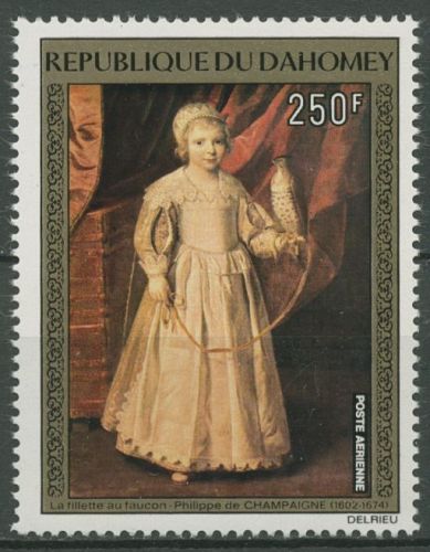 Dahomey 1974 Gemälde von Philippe de Champaigne 589 postfrisch