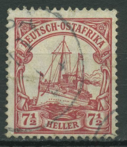 Deutsch-Ostafrika 1905/20 Kaiseryacht Hohenzollern 32 a gestempelt
