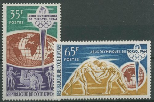 Elfenbeinküste 1964 Olympische Sommerspiele Tokio 269/70 postfrisch
