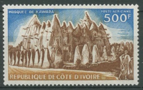 Elfenbeinküste 1972 Moschee von Kawara 405 postfrisch