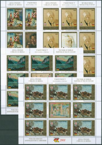 Bosnien-Herzegowina (Serb.Rep.) 2001 Gemälde 224/27 K postfrisch (C66312)