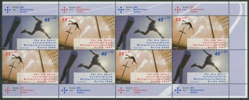 Bund 2009 Sporthilfe Heftchenblatt ungefaltet! H-Bl. 47 postfrisch