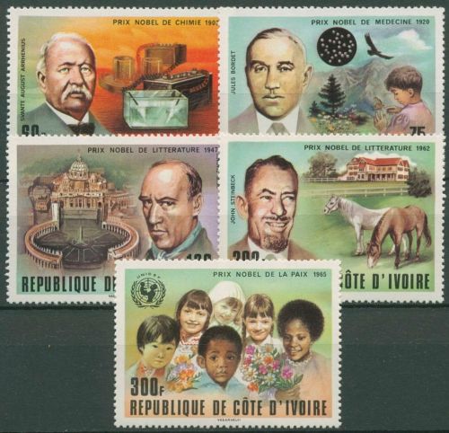 Elfenbeinküste 1978 Nobelpreisträger 546/50 postfrisch