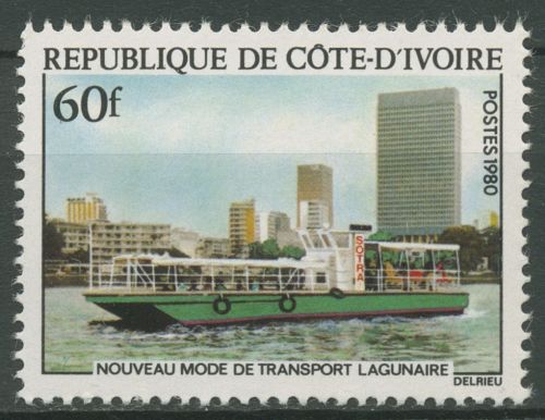 Elfenbeinküste 1980 Lagunenschifffahrt Fähre 669 postfrisch