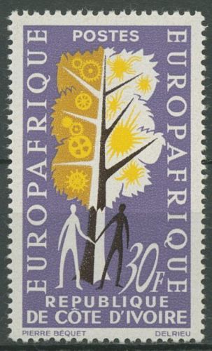 Elfenbeinküste 1964 EUROPAFRIQUE Wirtschaftsvertrag 271 postfrisch