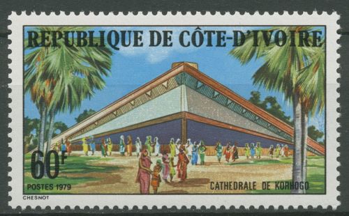 Elfenbeinküste 1979 Kathedrale von Korhogo 592 postfrisch