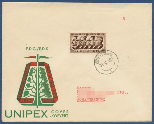 Südafrika 1960 Tag der Union Premierminister 273 FDC (X41536)