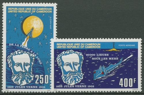 Kamerun 1978 Schriftsteller Jules Verne 888/89 postfrisch