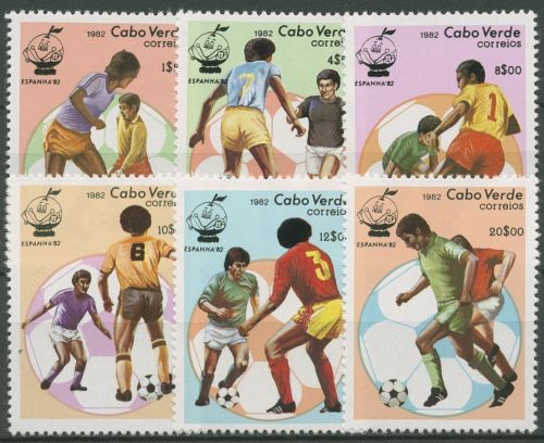 Kap Verde 1982 Fußball-WM in Spanien 458/63 postfrisch