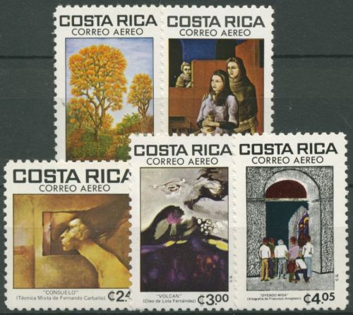 Costa Rica 1980 Gemälde 1086/90 postfrisch