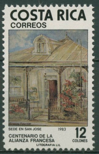 Costa Rica 1983 Französisches Kulturinstitut 1202 postfrisch