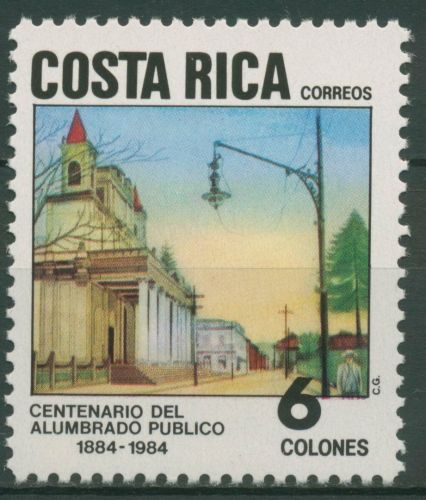 Costa Rica 1984 Straßenbeleuchtung Laternen 1235 postfrisch