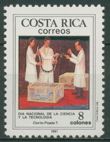 Costa Rica 1987 Tag der Wissenschaft Fresko 1326 postfrisch