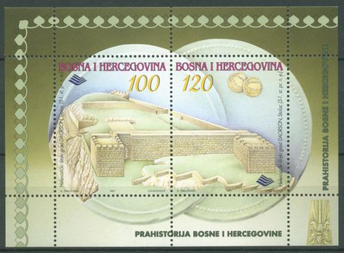 Bosnien-Herzegowina 1997 Archäologie Block 3 postfrisch (C66408)