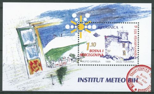Bosnien-Herzegowina 1999 Observatorium Block 7 postfrisch (C66414)