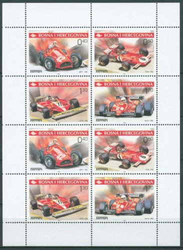 Bosnien-Herzegowina 2001 Automobil Ferrari 237/40 K postfrisch (C66427)