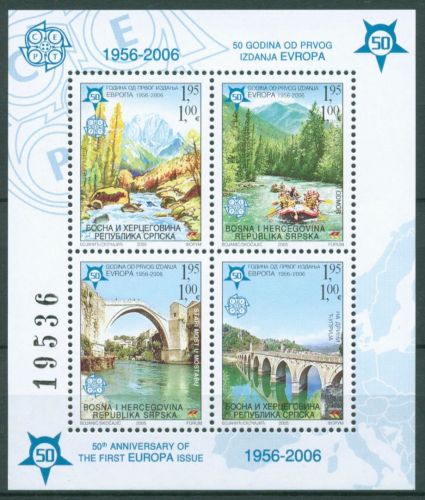 Bosnien-Herzegow.(Serb.Republik) 2005 CEPT Brücken Block 13 A postfrisch(C66428)