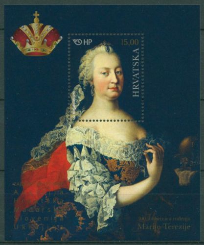 Kroatien 2017 Kaiserin Maria Theresia Block 67 postfrisch (C66436)