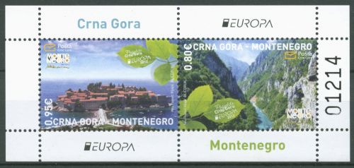Montenegro 2012 Europa CEPT Besuche Block 12 postfrisch (C66443)