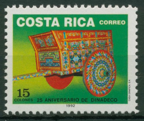 Costa Rica 1992 Stadtentwicklung Festkarren 1400 postfrisch