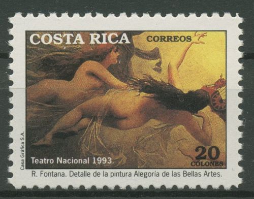 Costa Rica 1993 Nationaltheater Gemälde 1414 postfrisch