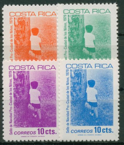 Costa Rica 1979 Zwangszuschlagsmarken Weihnachten Z 85/88 postfrisch