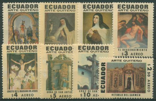 Ecuador 1971 Religiöse Kunst in Quito Gemälde 1523/30 postfrisch