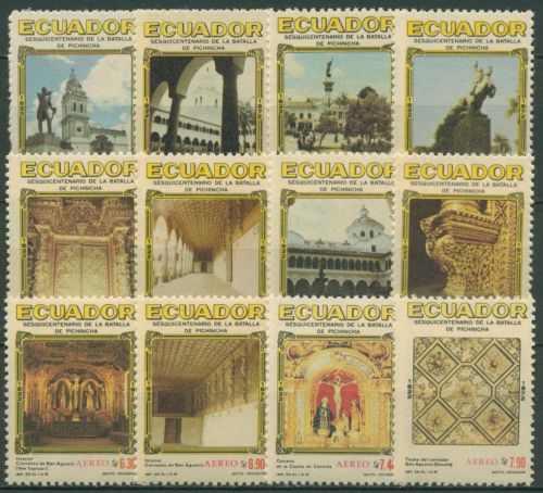 Ecuador 1972 Schlacht am Pinchincha-Berg Sehenswürdigkeiten 1592/03 postfrisch