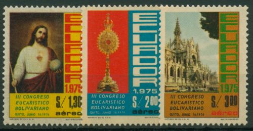 Ecuador 1975 Eucharistischer Kongress 1653/55 postfrisch