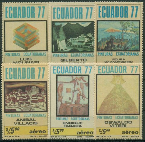 Ecuador 1978 Zeitgenössische Kunst Gemälde 1794/99 postfrisch