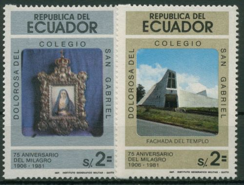 Ecuador 1981 Wunder von San Gabriel Jesuitenkirche 1907/08 postfrisch